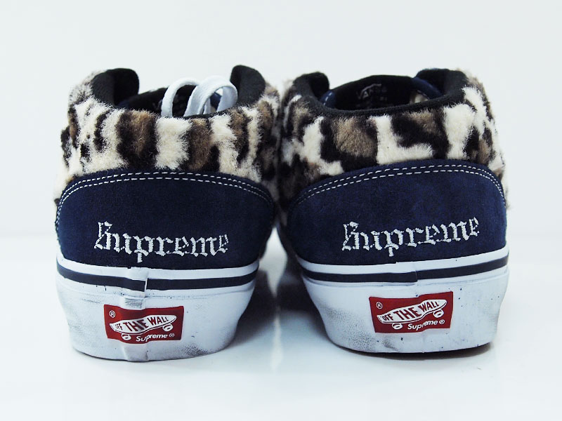 Supreme×VANS 'Leopard Half Cab'レオパード ハーフキャブ ネイビー 紺