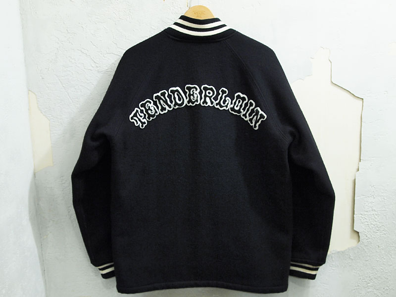 TENDERLOIN ファラオ スタジャン メルトン ジャケット 20 黒 ブラック