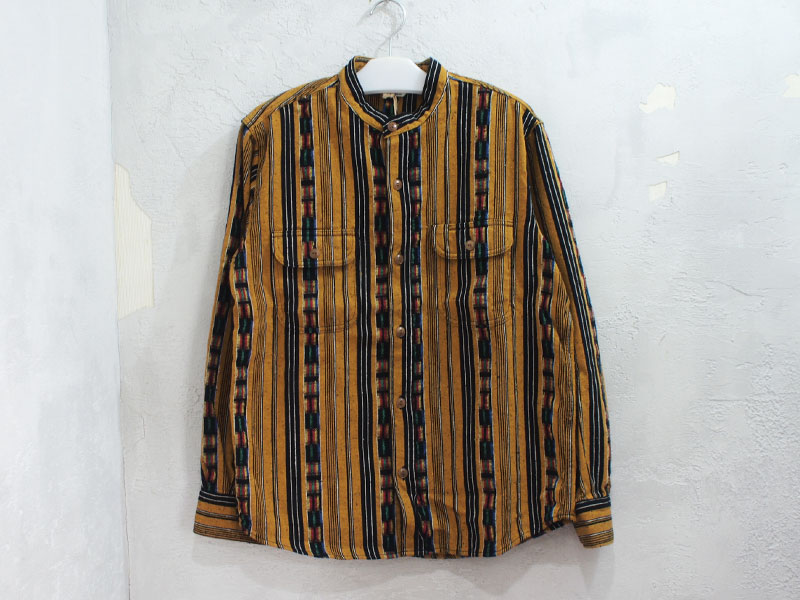 TENDERLOIN 'T-GTM STAND SHT'スタンドシャツ M MUSTARD マスタード