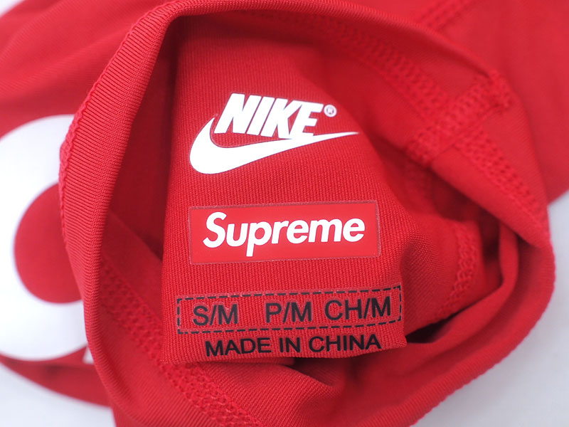 Supreme×NIKE 'NBA Shooting Sleeve'シューティングスリーブ ナイキ 赤