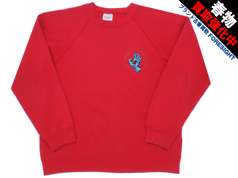 Santa Cruz 'Screaming Hand'スウェット クルーネック スクリーミング