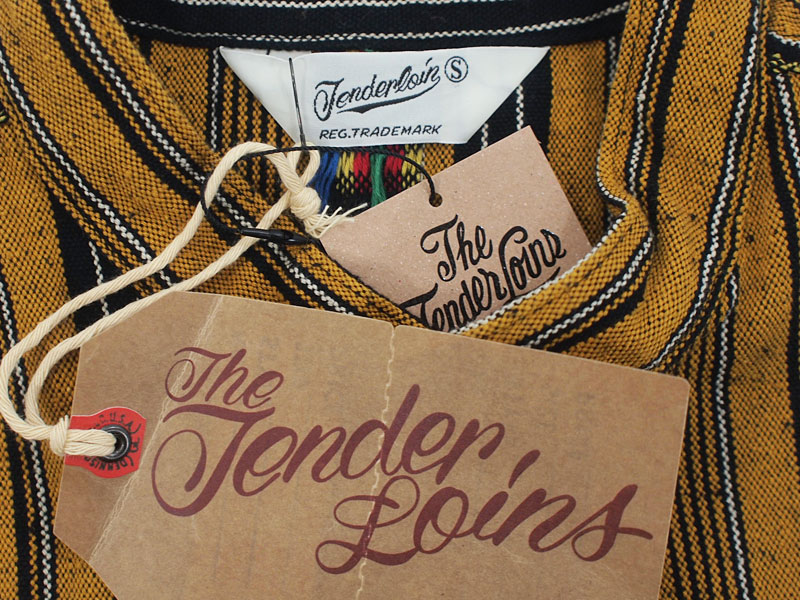 TENDERLOIN 'T-GTM STAND SHT'スタンドシャツ S MUSTARD マスタード