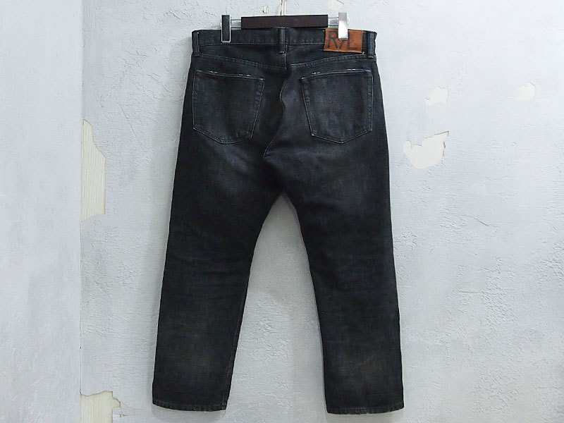 DOUBLE RL for Ron Herman 別注 'RE51 Black Soot'ブラック デニム