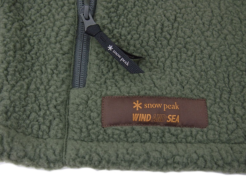 Snow Peak × WIND AND SEA 'THERMAL BOA FLEECE JACKET'サーマル ボア