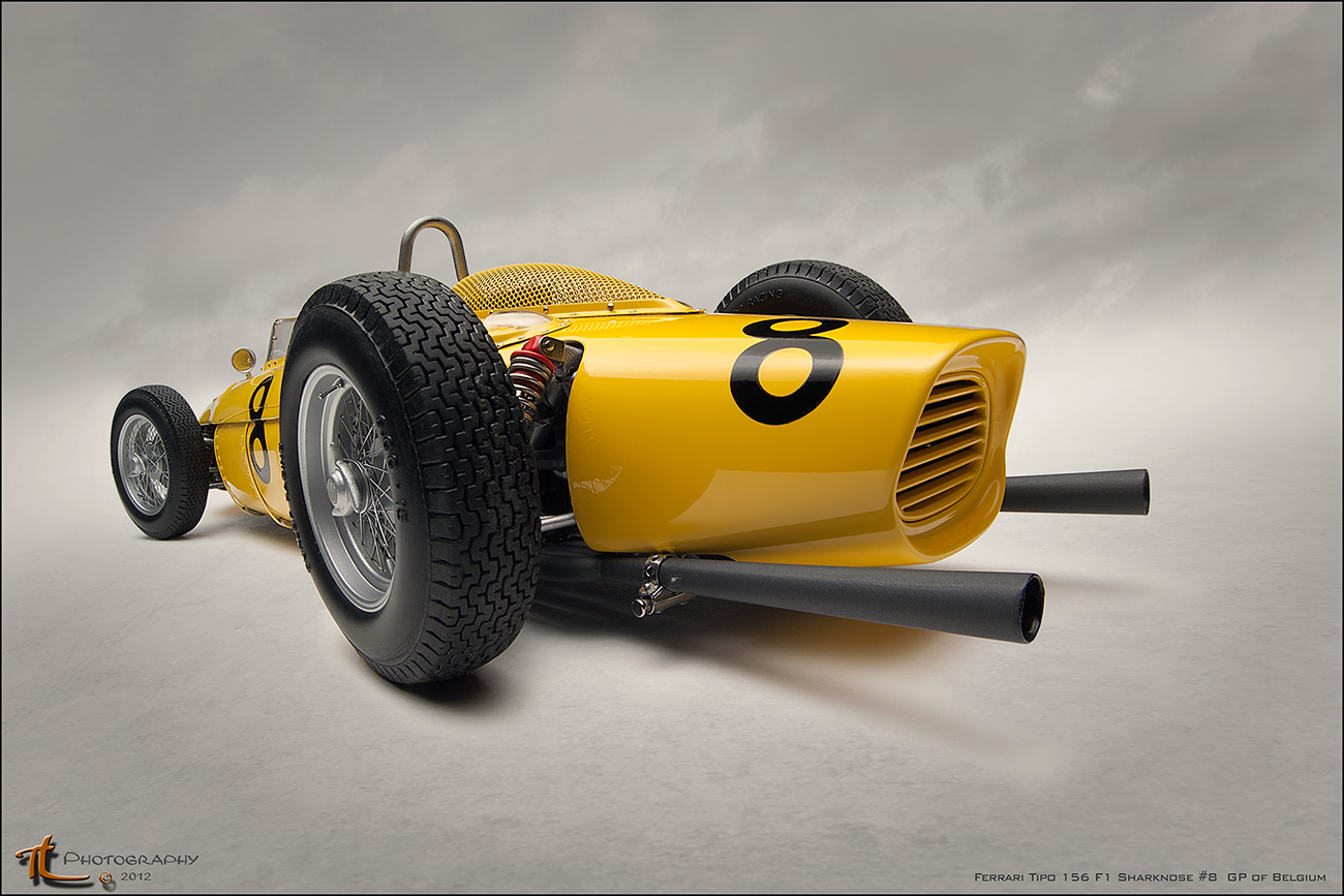 Exoto Ferrari Tipo 156 F1 Sharknose #8 Yel GP of Belgium