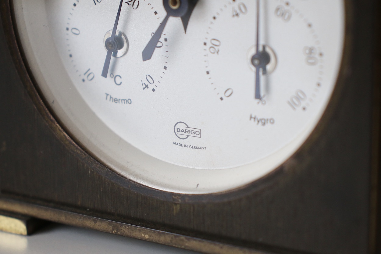 Barigo Baro/Thermo/Hygrometer バリゴ 温度計 湿度計 気圧計 温湿度計
