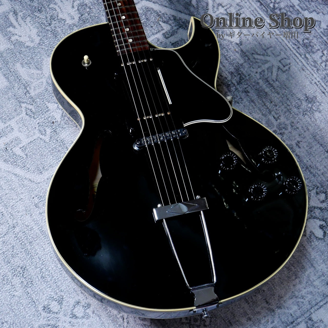 USED 1995 Gibson ES-135 Ebony – ギターバイヤー増田のオンラインショップ