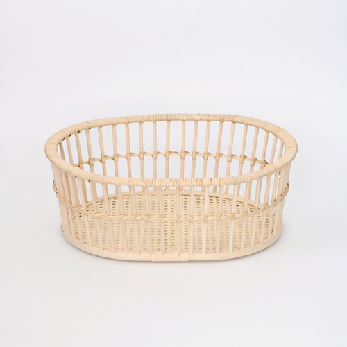 ツルヤ商店 / 脱衣かご 脱衣カゴ 藤 ラタン バスケット / Hairu ハイル