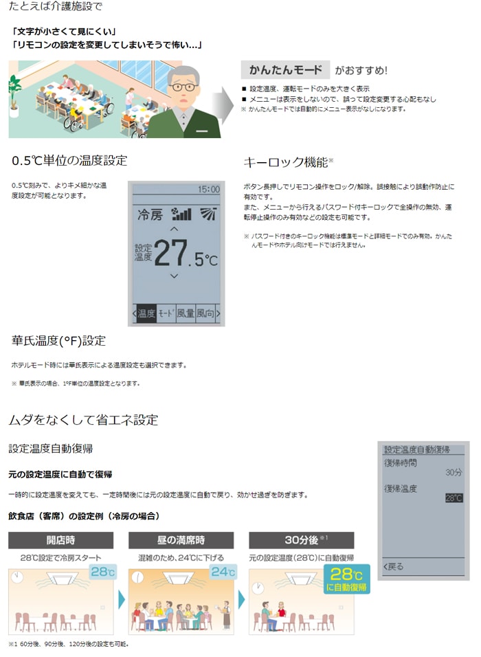 BRC1G3(W) ダイキン 業務用エアコン用ワイヤードリモコン ダイキン