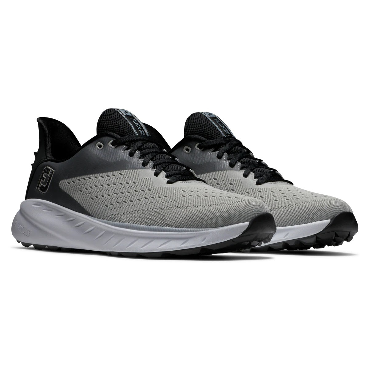 FootJoy 2023 Flex XP Golf Shoes - Grey/White/Black | Golf Direct