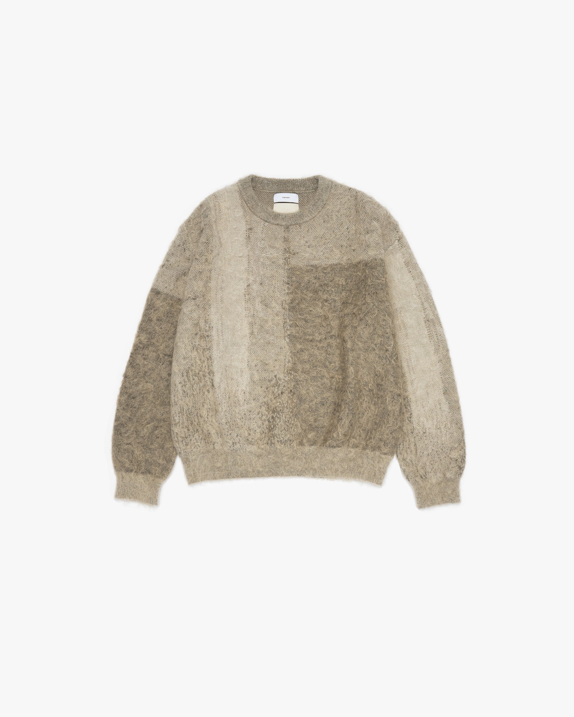 YOKE for Graphpaper ABSTRACT JACQUARD CREWNECK SWEATER