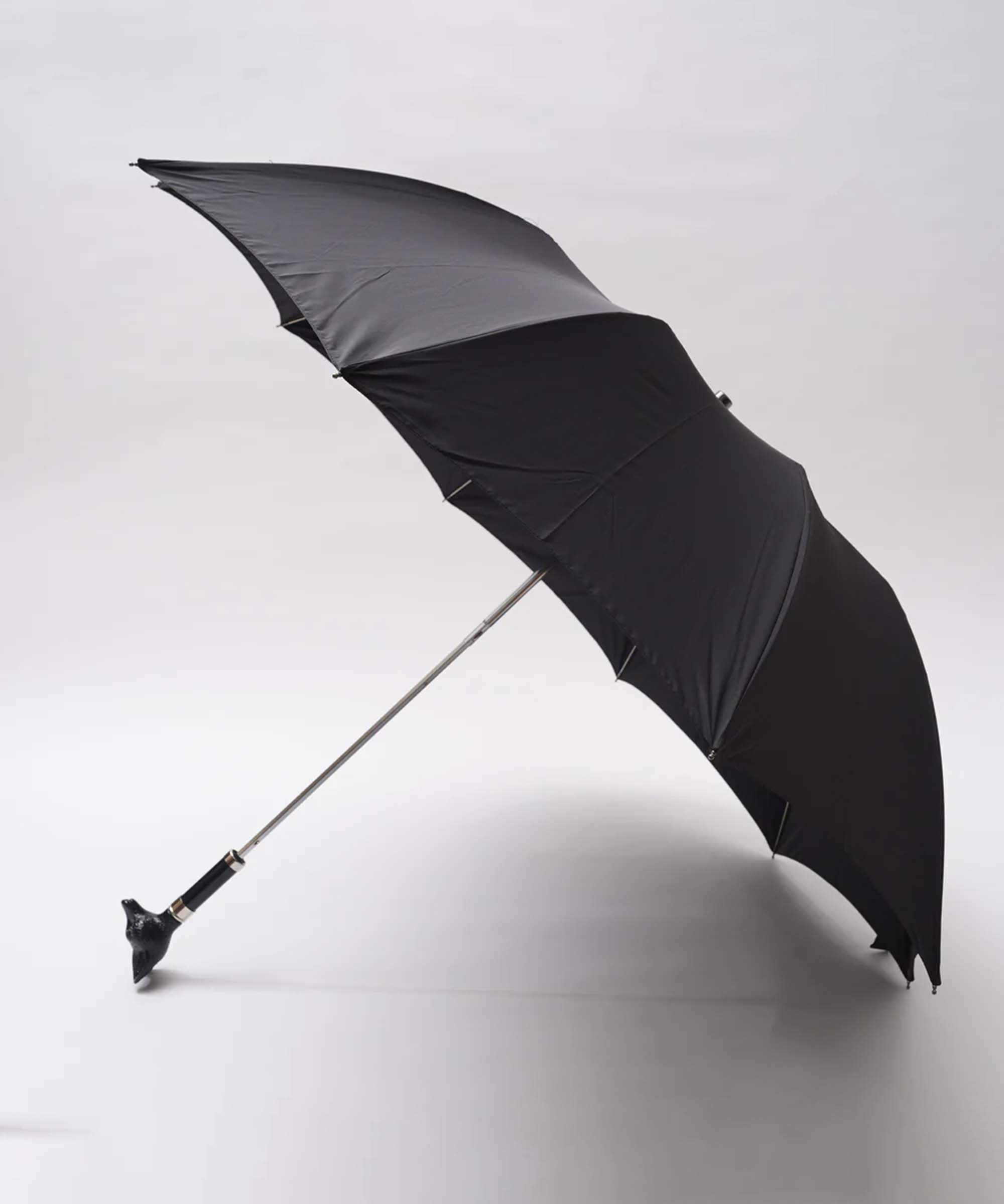 ブラックアニマルヘッド 晴雨兼用傘 TL18 折りたたみ傘 Fox Umbrellas