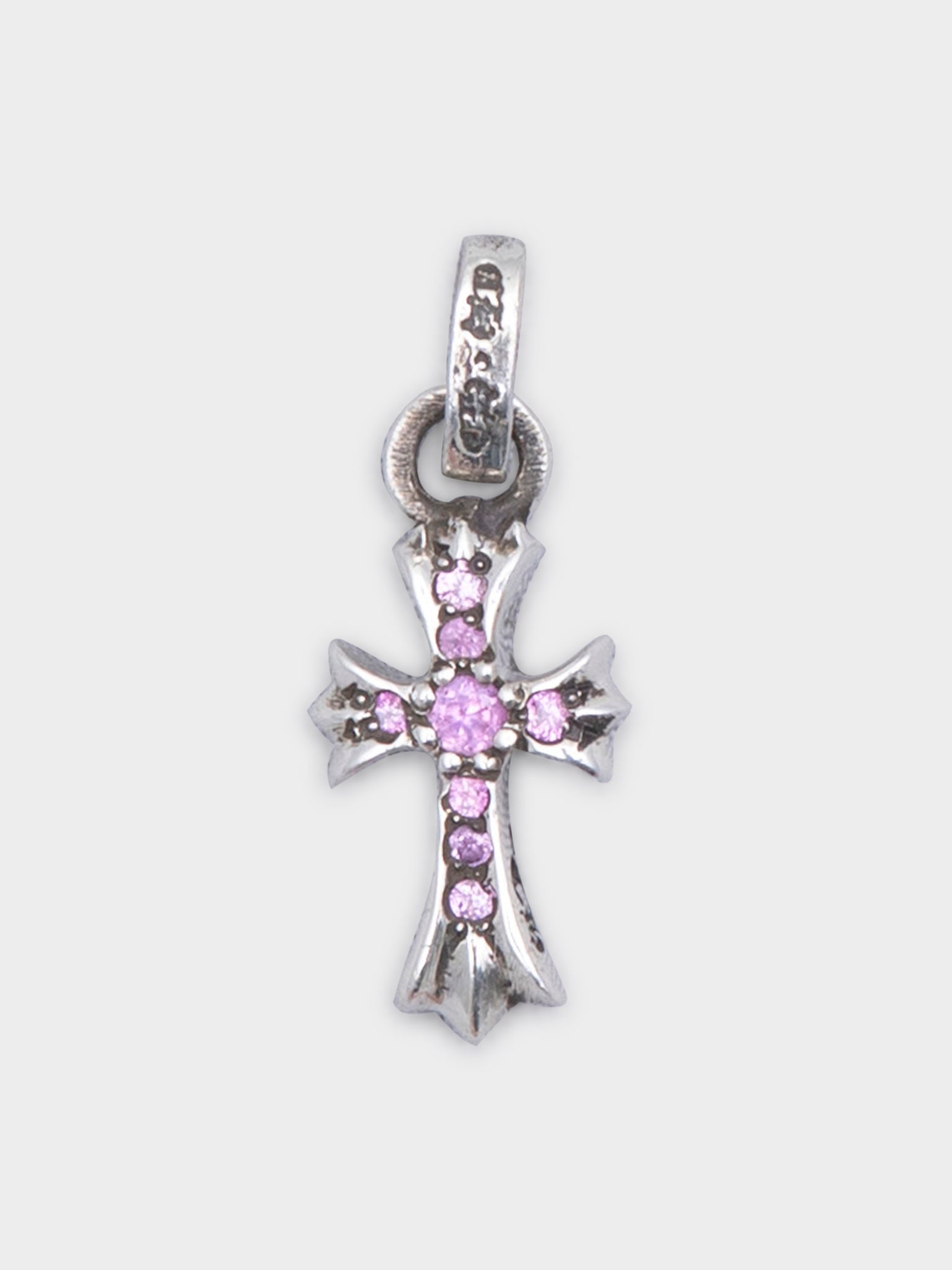 Buy Chrome Hearts Pink Sapphire Baby Fat Pendant Online at Groupie