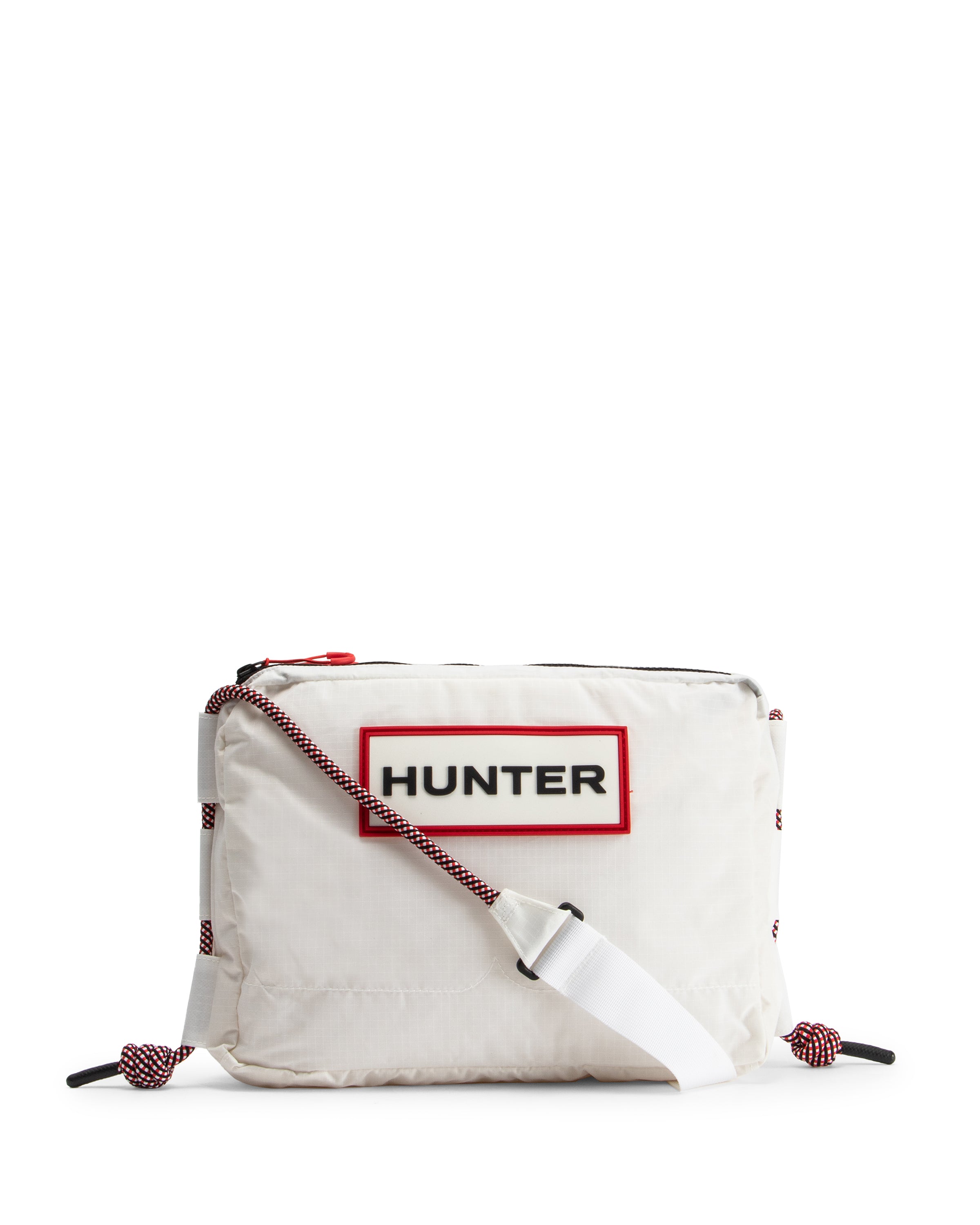 トラベル リップストップ リサイクル ナイロン サコッシュ - ホワイト