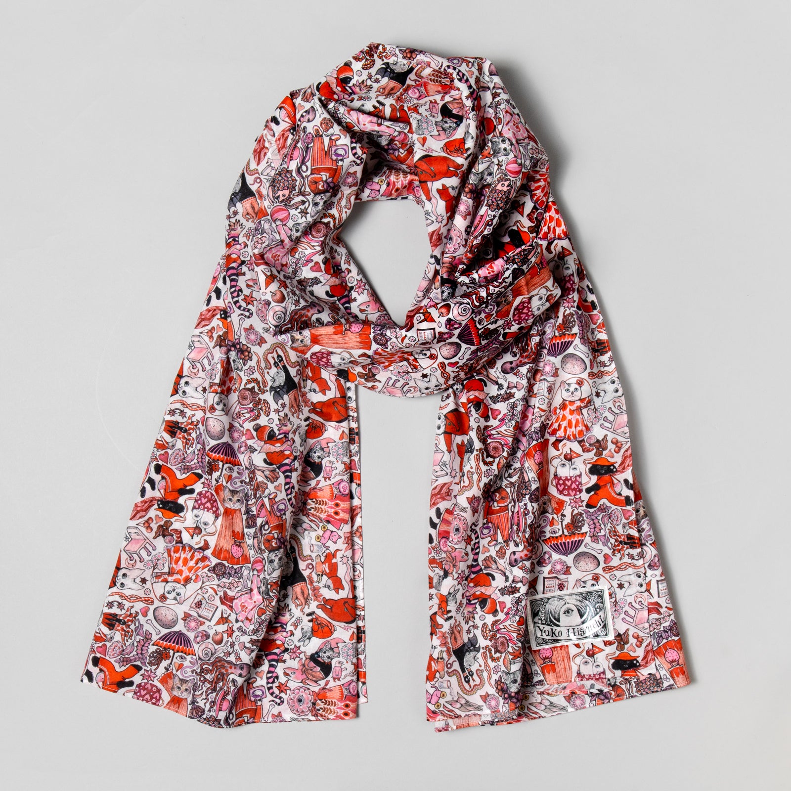 ストール RED – ボリス雑貨店