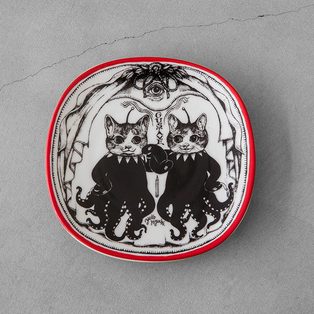 九谷焼・絵皿 ギュスターヴくん – ボリス雑貨店