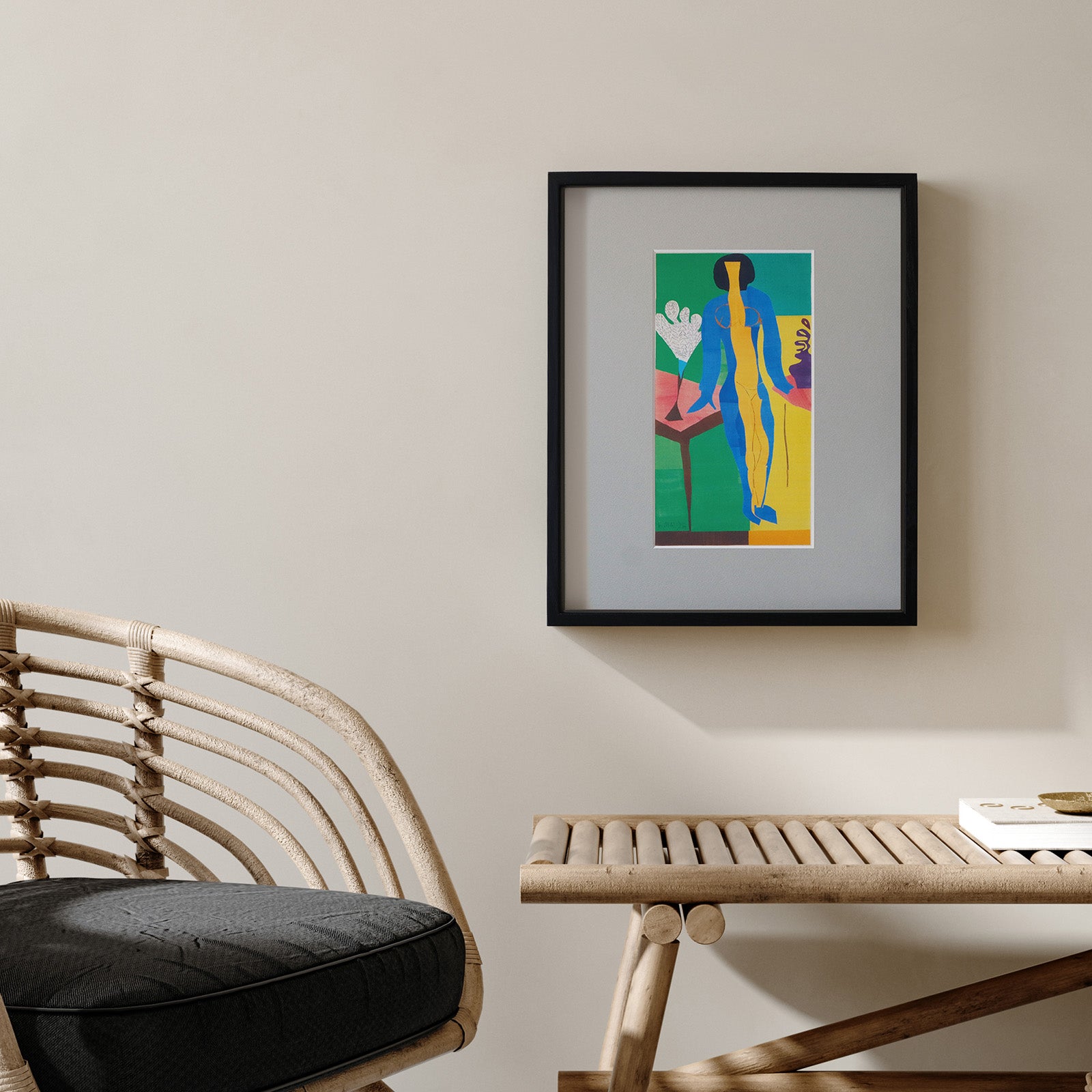 アンリ・マティス 「ズルマ」アートポスター（フレーム付き） 絵画