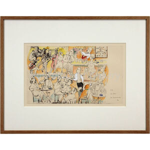 山本容子 『Le Bar』 銅版画 - 北海道画廊