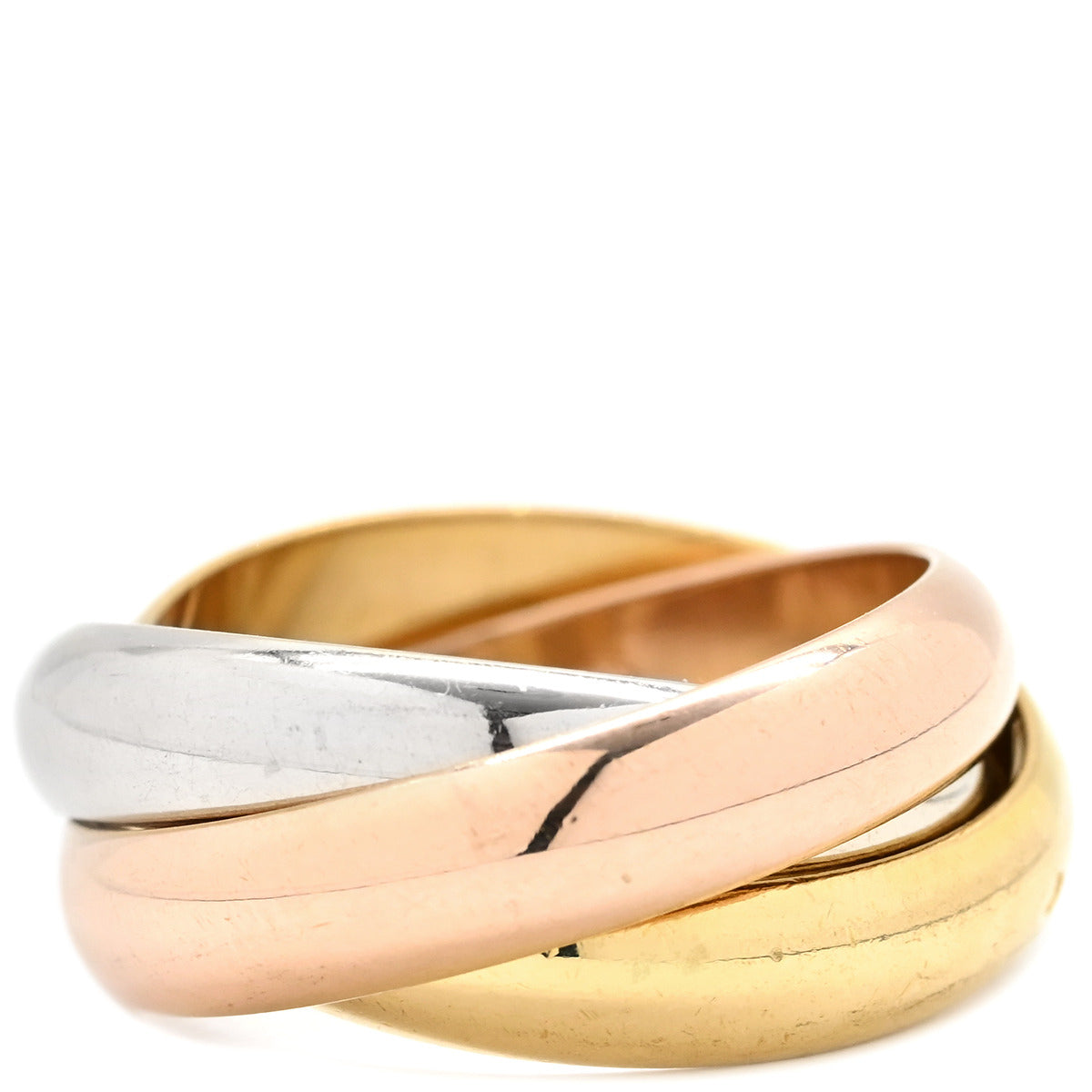 カルティエ Cartier トリニティ LM ホワイトゴールドXイエローゴールド