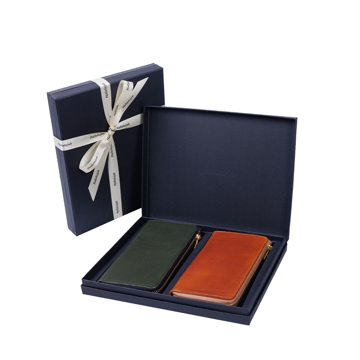 ギフトBOX入り 栃木レザー長財布2本組 – Hallelujah