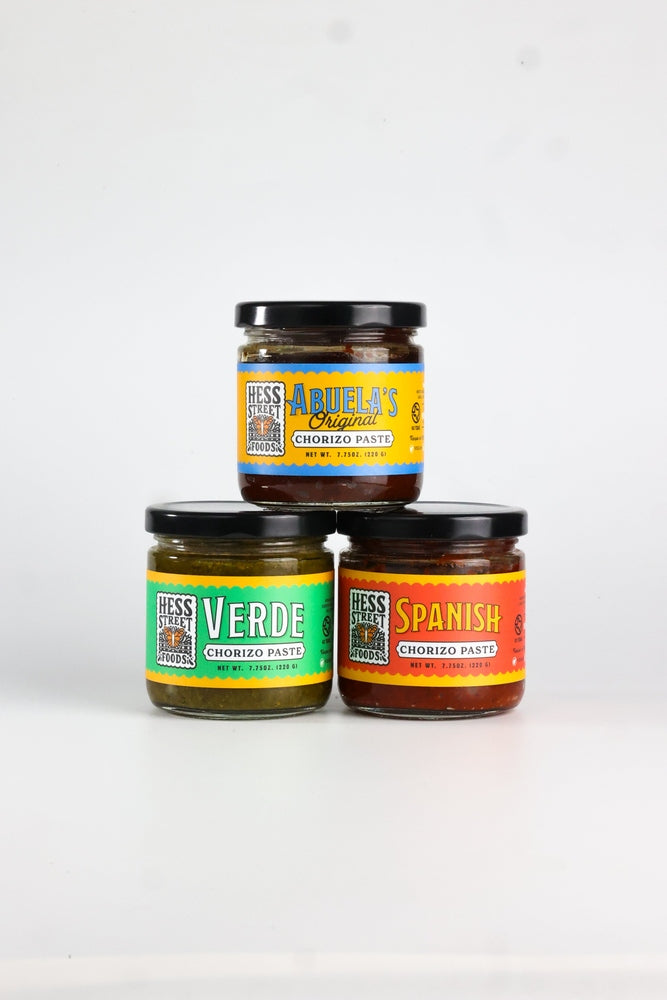 The Chorizo TRIO: Abuela's Original, Verde & Spanish! – Hess