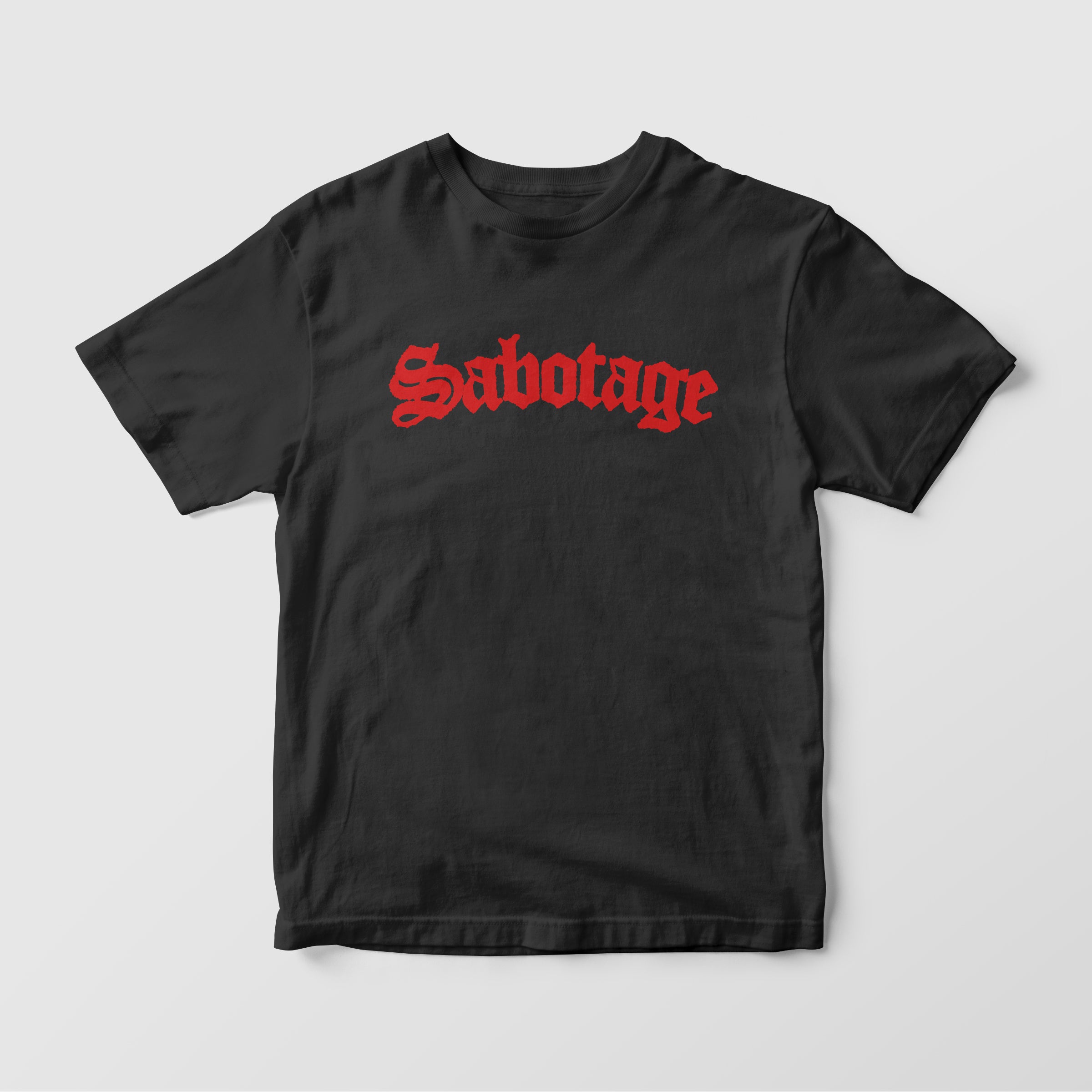 Sabotage - Black Tee – HE∀DS ONLINE