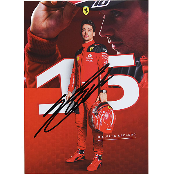 Scuderia Ferrari 2023ドライバーズカード-Charles Leclerc直筆サイン