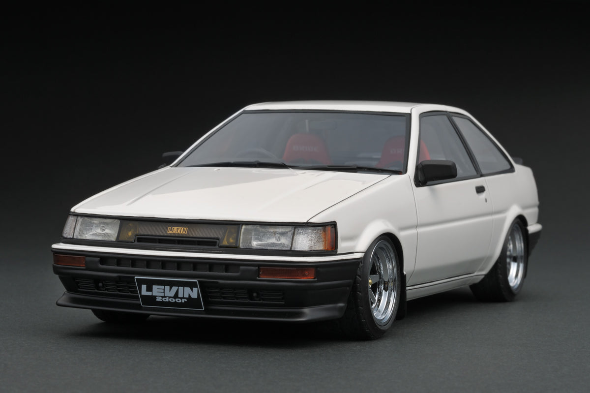 IG0554 Toyota Corolla Levin (AE86) 2Dr GT Apex White – ignition model