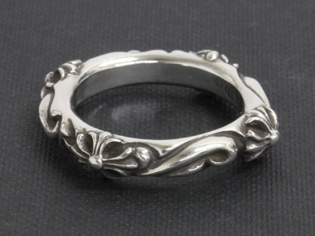 クロムハーツ ◇ SBT クロス バンド リング ◇ SBT BAND シルバー925