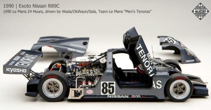 エグゾト 1/18 モデルカー 1990 #85 ニッサン R89C ルマン24時間耐久