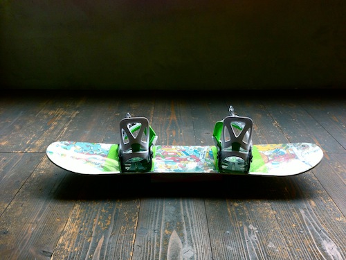 キッズ用ボード＆ビンディングセット。BURTON SNOWBOARDS。AFTER