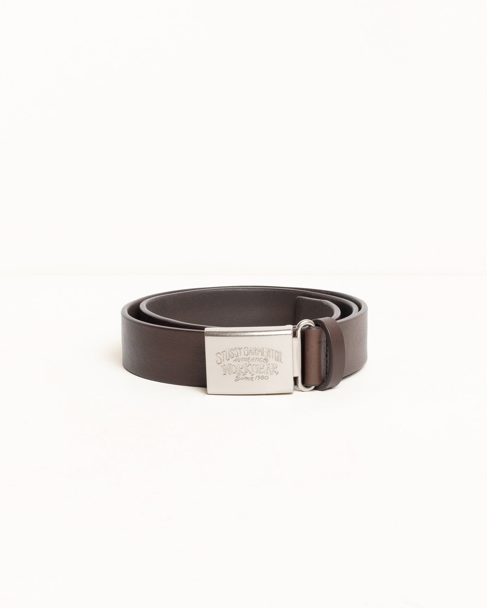 Workgear Buckle Belt – Brown | Accessories | Stüssy Japan