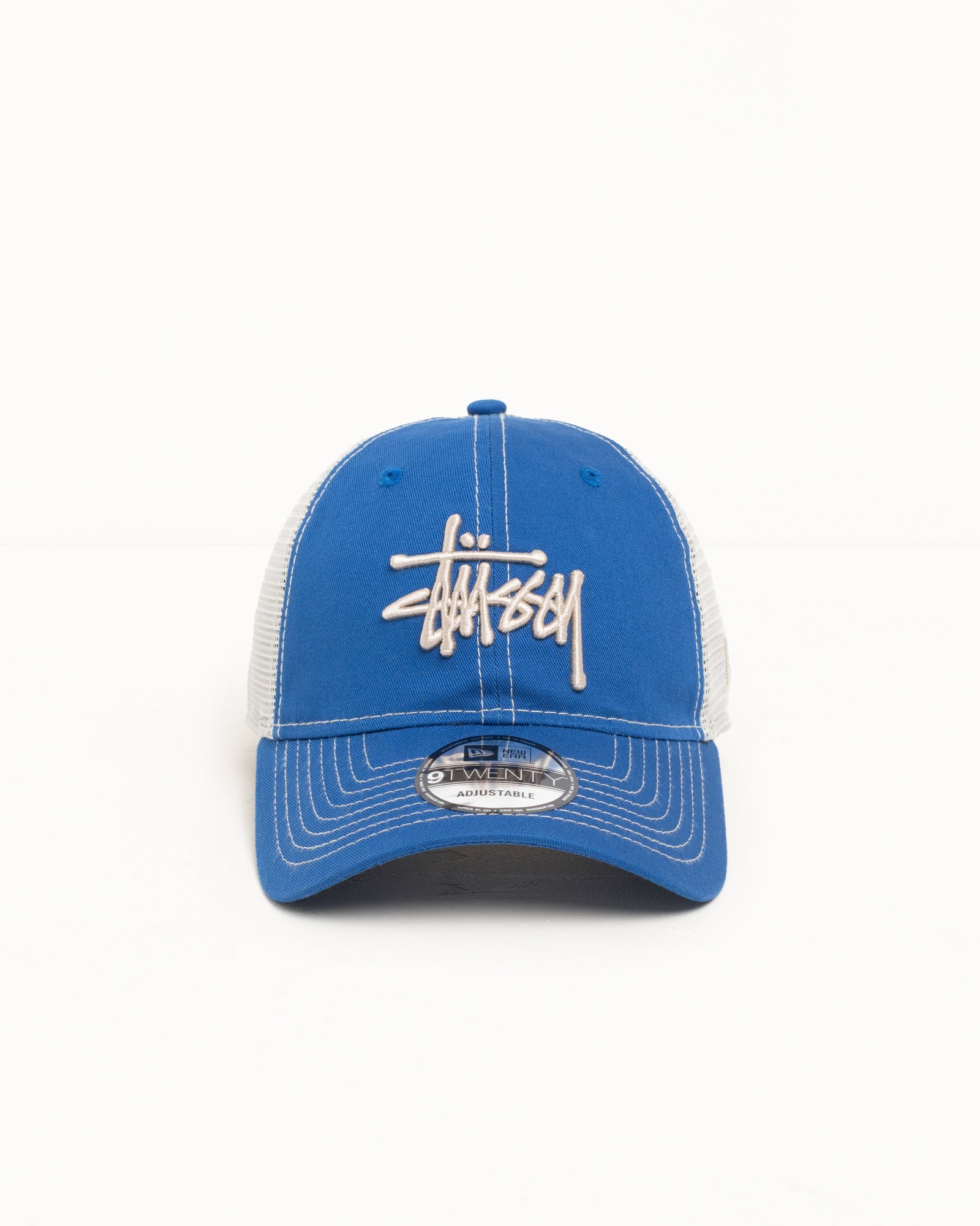 New Era 9TWENTY Basic Trucker – Bright Royal | Headwear | Stüssy Japan