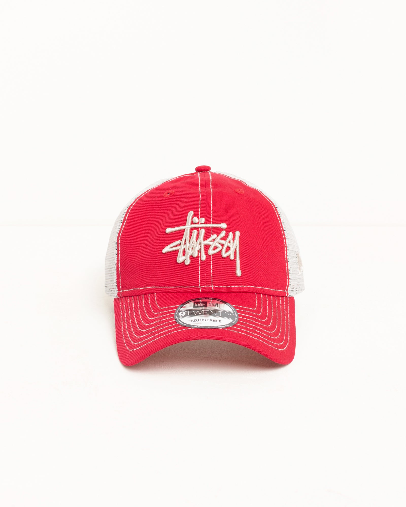 New Era 9TWENTY Basic Trucker – Scarlet | Headwear | Stüssy Japan