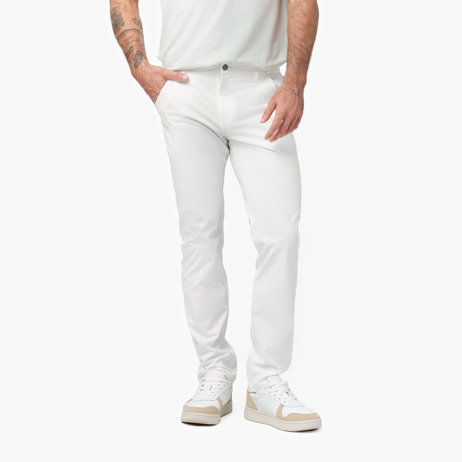 Men's Sorona® Stretch Chino Pants — Star White – JAMES BARK