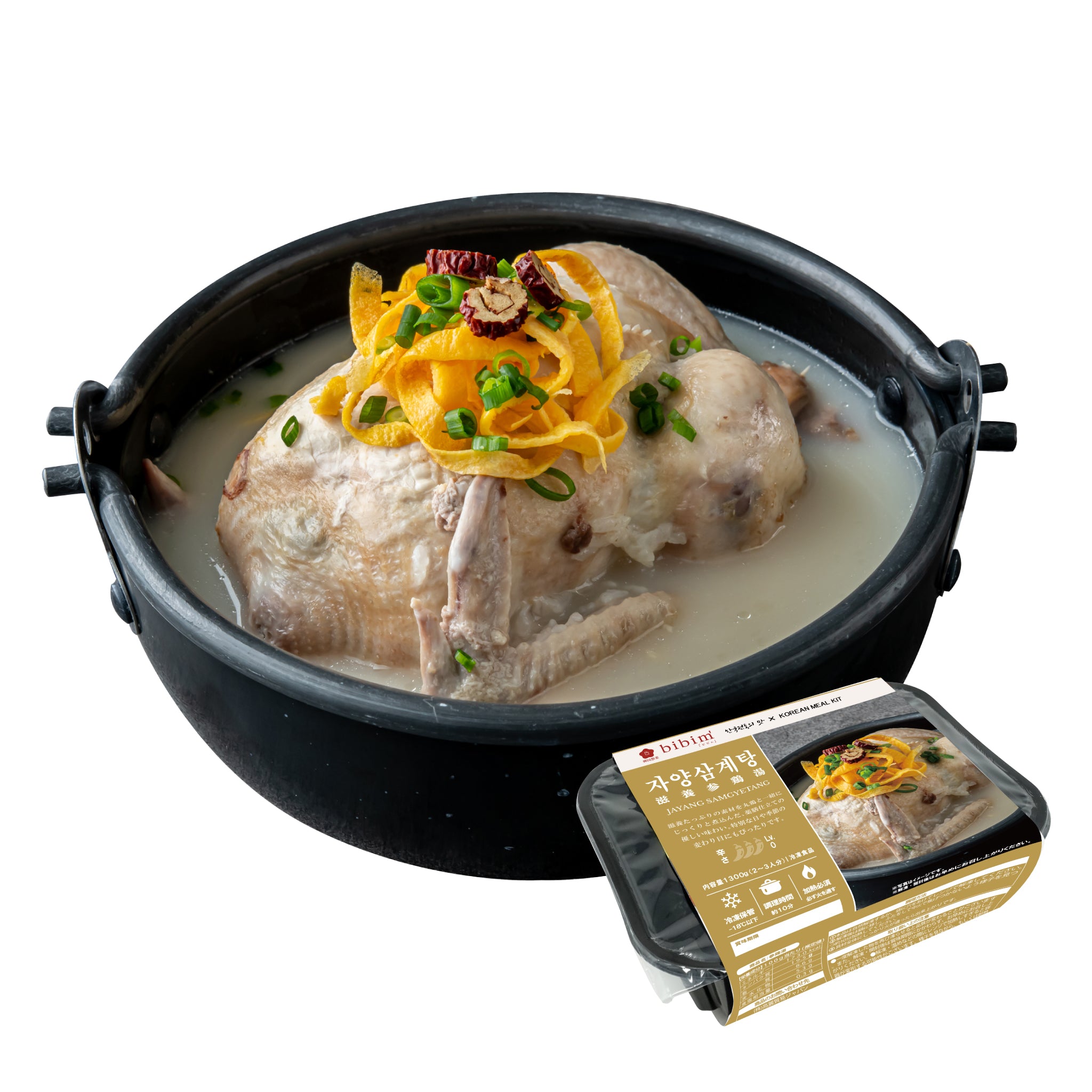 滋養参鶏湯 자양삼계탕 (サムゲタン 1.3kg 2~3人前) 【無添加・高麗