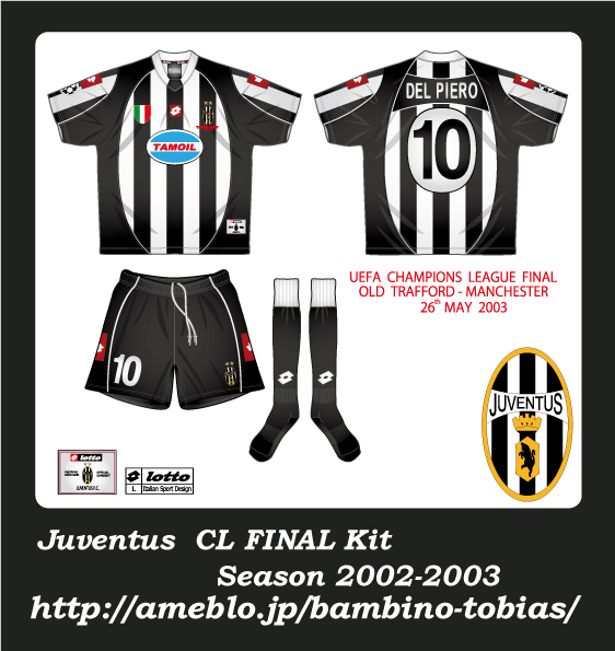 02/03 Juventus Football Club CL (H) 10 Del Piero CL | Kyorozo's