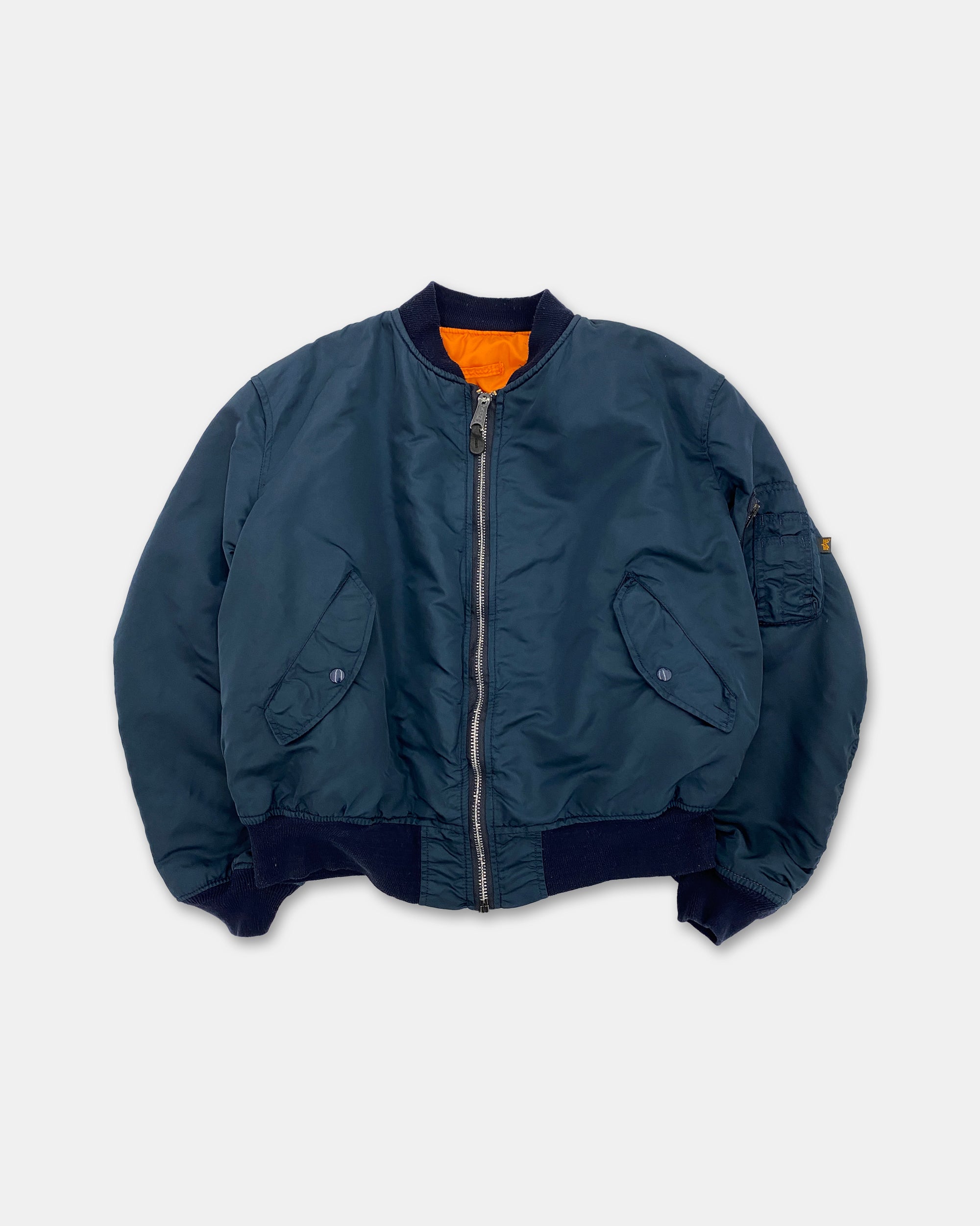 90s USA製 ALPHA Ma-1 bomber jacket 90s Alpha Industries Ma1 Flyer
