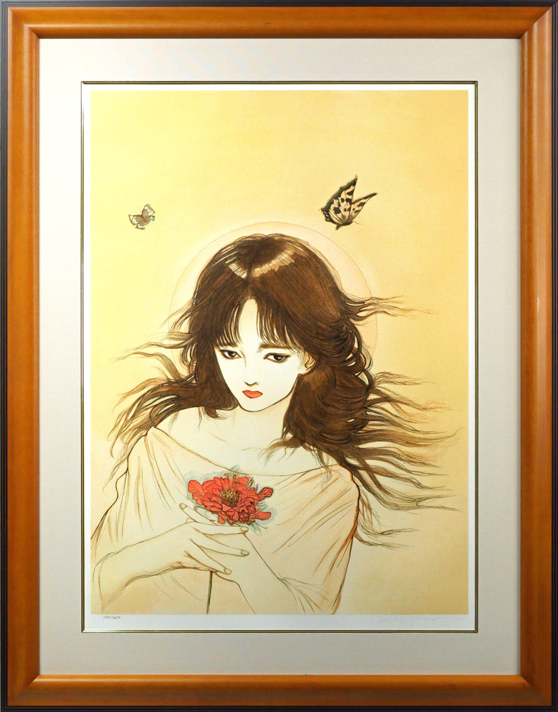 天野喜孝「恋花-れんか-」リトグラフ 絵画買取・販売の小竹美術