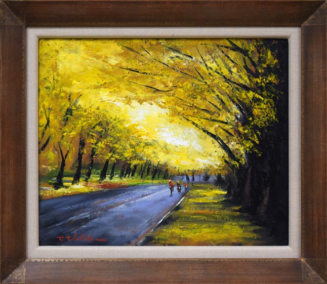 絵画 油彩画 高橋哲夫 青森県弘前市 岩木山 【公式通販】