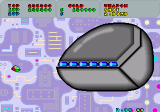 ファンタジーゾーン - ラスボス攻略2（ツインボムで倒す）