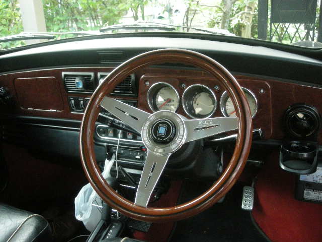 ローバーミニ ステアリング（ナルディ ウッド）交換