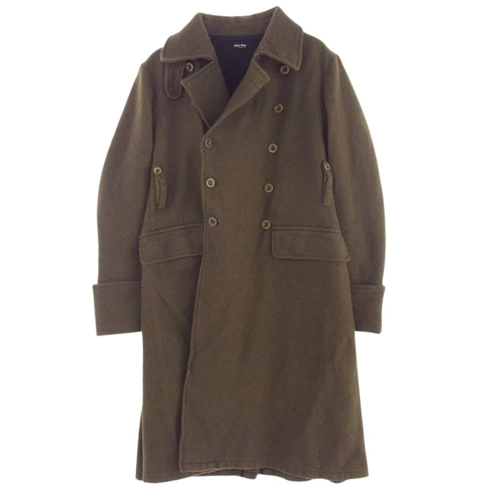 MIUMIU ミュウミュウ プラダジャパン表記タグ モヘヤ混ヴァージン