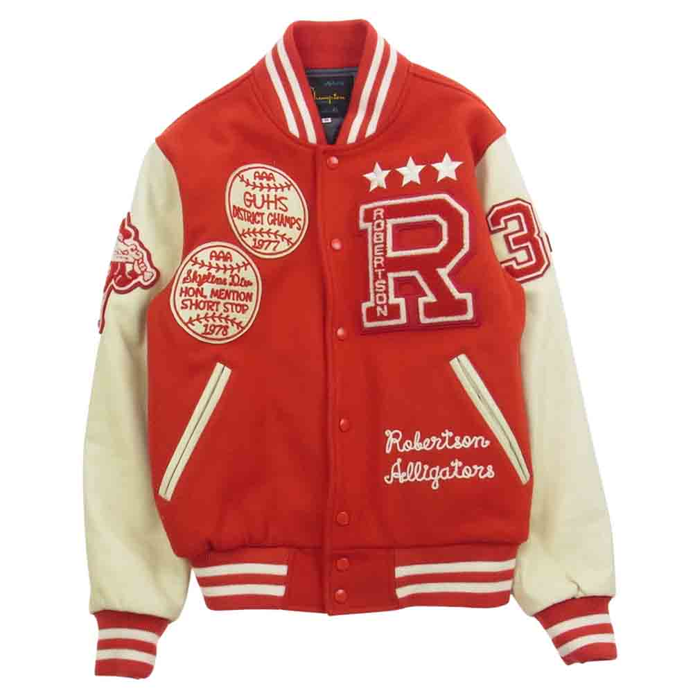 Champion チャンピオン ランタグ 復刻 袖レザー スタジャン スタジアム