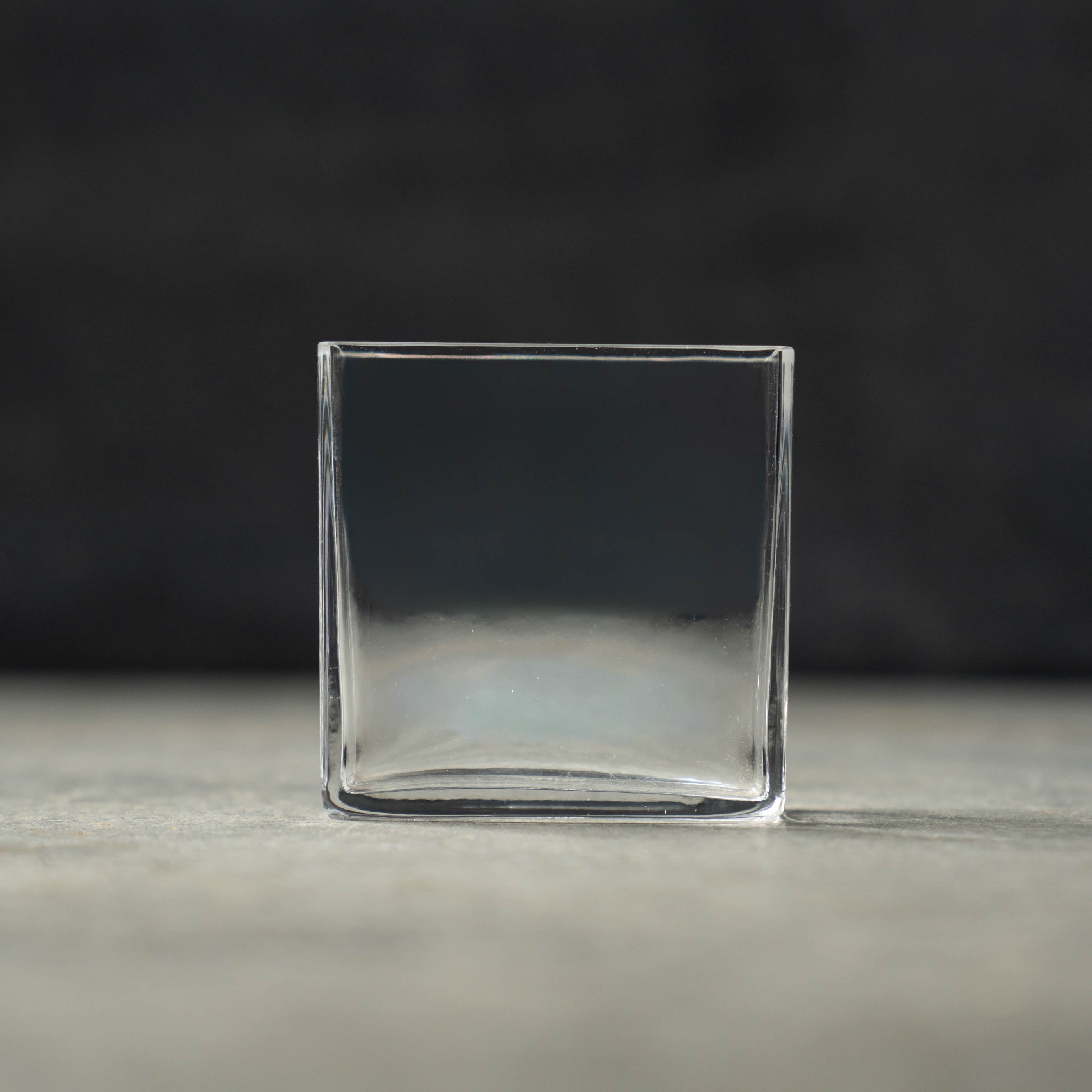 花瓶・フラワーベース スガワラガラス cube クリア S-size