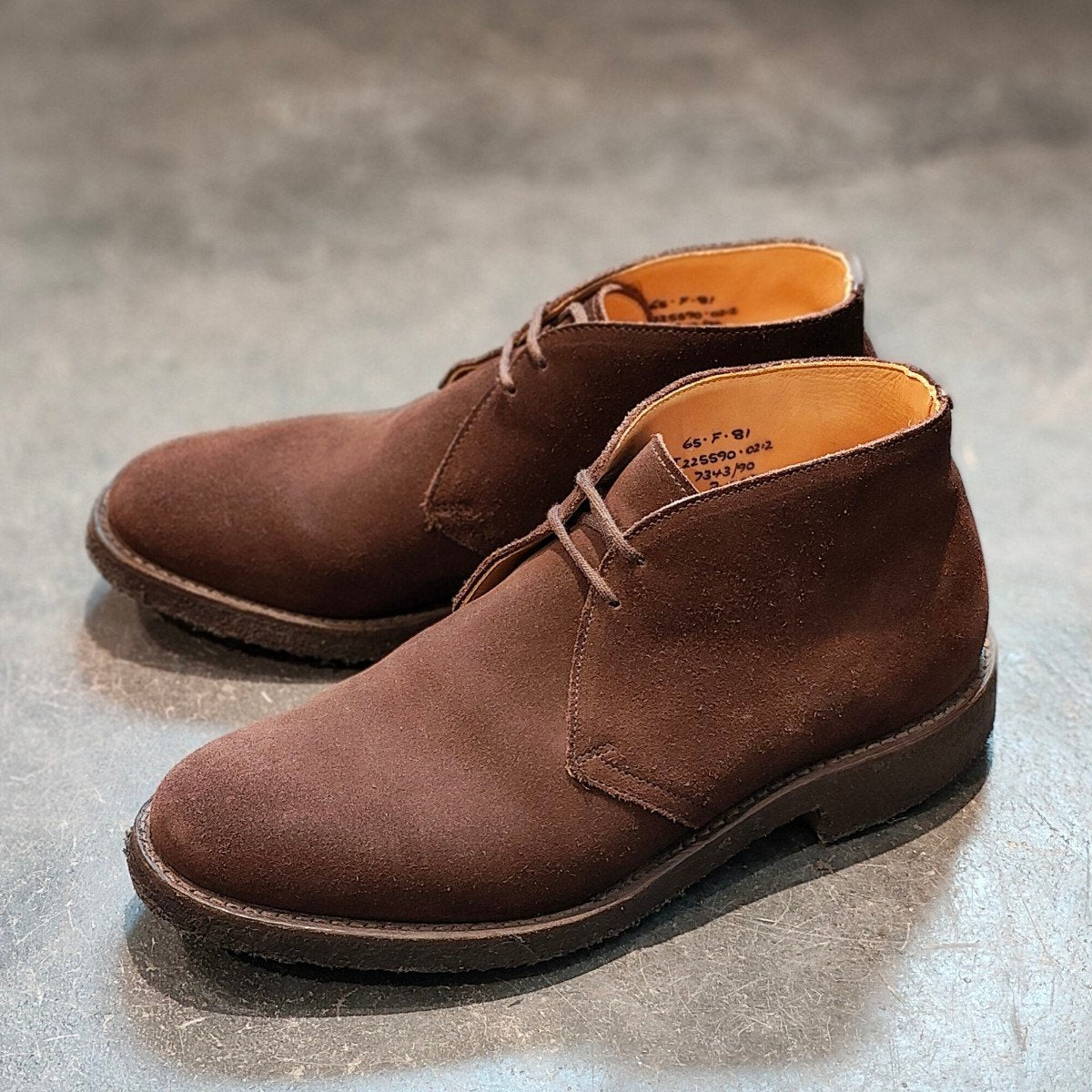 極美品 【Church's】チャーチ 4都市 ライダー チャッカブーツ スエード