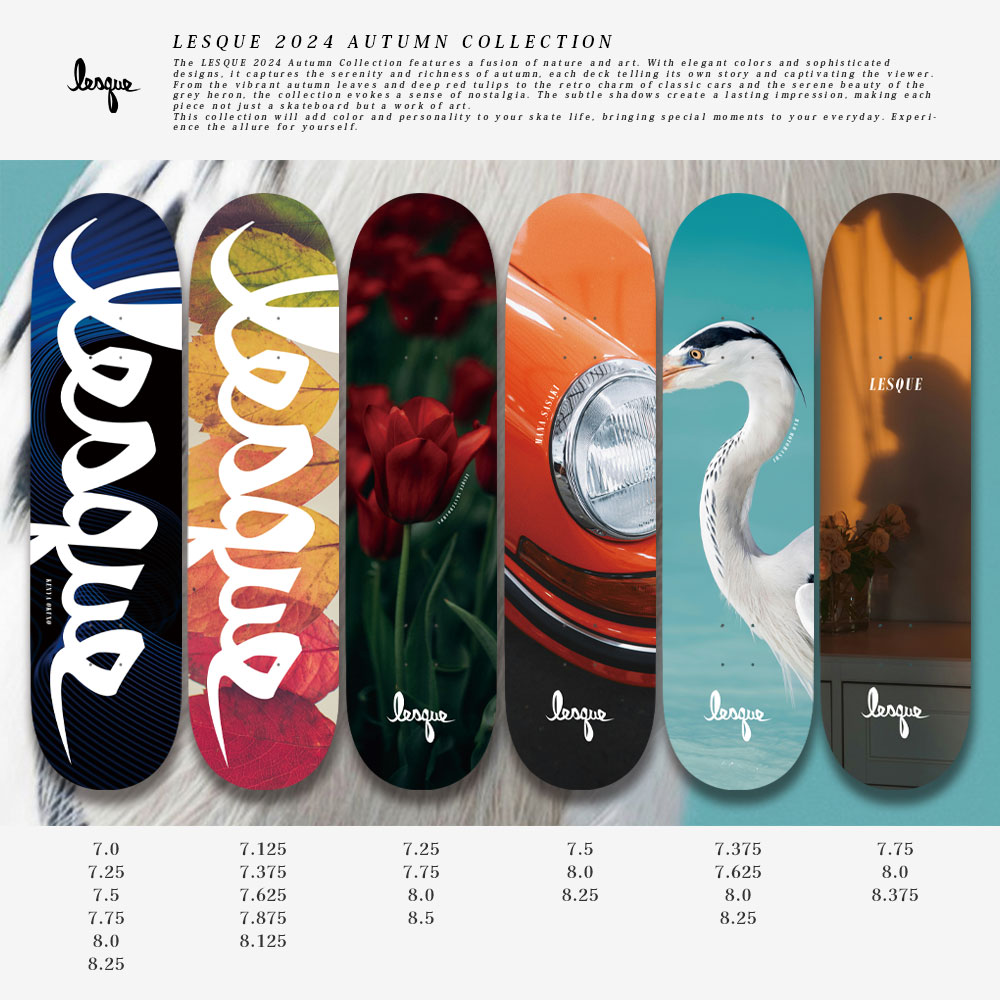 LESQUE 2024年秋物コレクション | Lesque skateboards（レスケ
