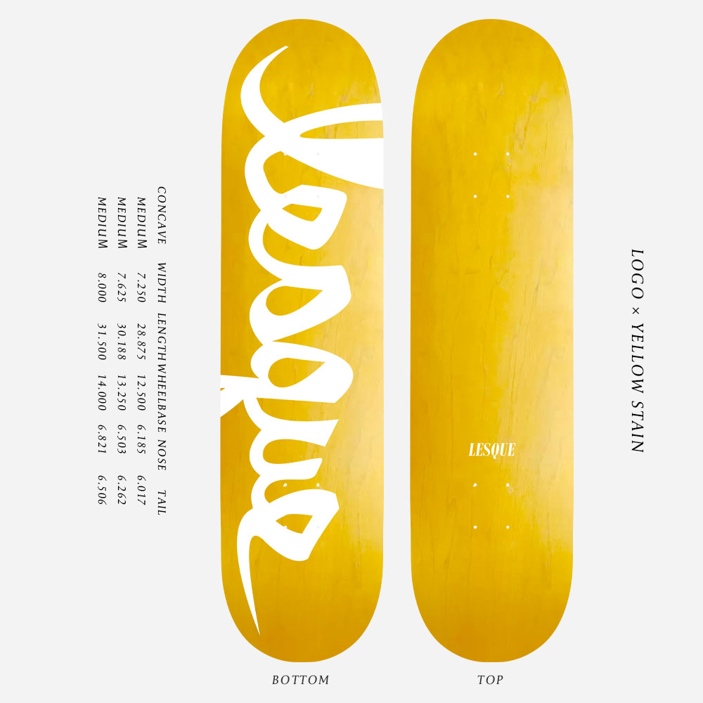 新品 レスケ LESQUE 8.25インチ デッキ スケボー 🛹 Lesque Spring