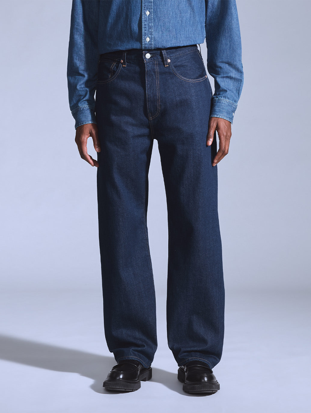 BLUETAB™ MARKER ルーズジーンズ ダークインディゴ – リーバイス®公式