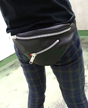 666 / レザーウエストポーチ [SOA407,408]